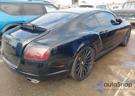 2013 Bentley Continental Gt V8 z USA, uszkodzony, nr VIN SCBFT7ZA6DC085021